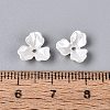 ABS Plastic Imitation Pearl Bead Caps KY-Q004-02A-4