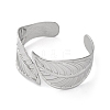 304 Stainless Steel Cuff Bnagles for Women BJEW-G729-04P-2