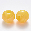 Acrylic Large Hole Beads OACR-R074-03B-05-2