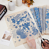 6Pcs 6 Styles Paper Ceramic Decals DIY-BC0015-30A-3