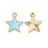 Alloy Enamel Pendants ENAM-C005-01G-02-1