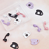 16Pcs 8 Style Spray Painted Alloy Pendants FIND-SC0001-90-4