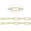 Soldered Brass Paperclip Chains CHC-D025-03G-3