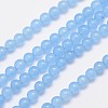 Natural & Dyed Malaysia Jade Bead Strands G-A146-4mm-A20-1