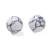Dyed Synthetic Turquoise Sphere Beads GG-CBA391B-02C-02-2