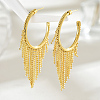 Elegant Tassel Hoop Earrings XR0321-5