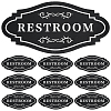 10Pcs PVC Self-adhesive Sign Label Paper DIY-WR0005-30-1