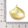 Real 18K Gold Plated Rack Plating Brass Enamel Pendants KK-M293-32G-03-3