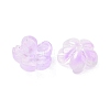 Dyed & Heated Glass Bead Caps GLAA-C042-01B-2