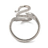 304 Stainless Steel Open Cuff Ring RJEW-C068-01B-P-3