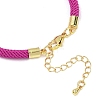 4.5MM Round Nylon Milan Cord Bracelet Making BJEW-I245-01G-28-3