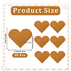 10Pcs PU Leather Heart Corner Protectors AJEW-CL0001-17A-2