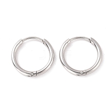 304 Stainless Steel Huggie Hoop Earrings for Women EJEW-F280-07B-P