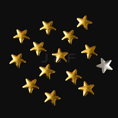 Aluminum Hotfix Iron On Star Studs FIND-WH0110-225C-1