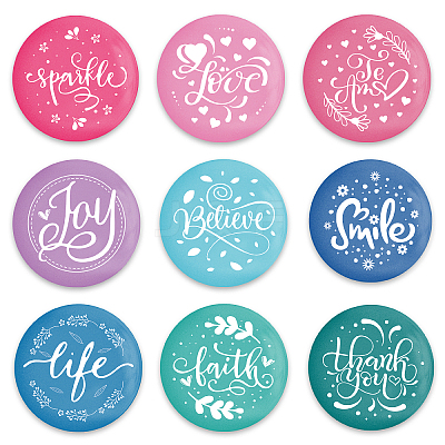 Tinplate Brooch JEWB-WH0013-018-1