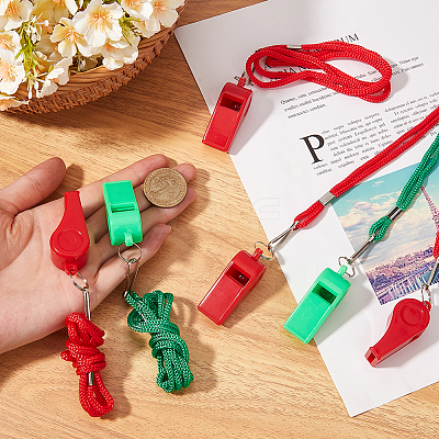 ABS Plastic Sports Outdoor Whistles NJEW-CN0001-09F-1
