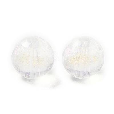 Transparent Acrylic Beads OACR-C016-25-1