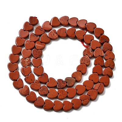 Natural Red Jasper Beads Strands G-A272-A01-19-1