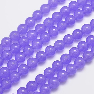 Natural & Dyed Malaysia Jade Bead Strands X-G-A146-10mm-A19-1