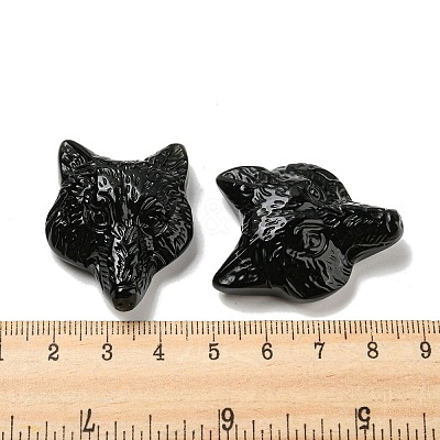 Natural Obsidian Pendants G-M417-07F-1