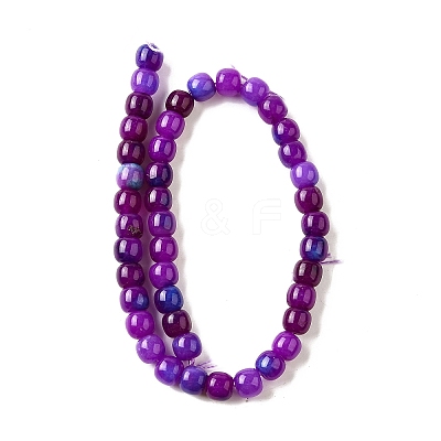Natural Dyed White Jade Beads Strands G-U023-B03-01-1