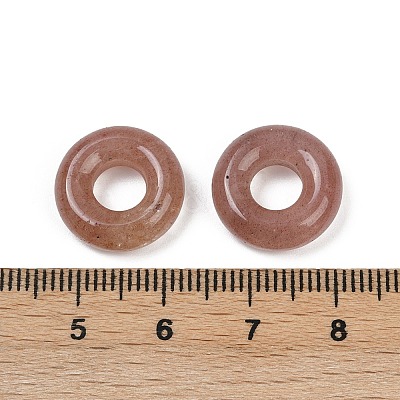 Natural Strawberry Quartz Pendants G-G202-07C-1