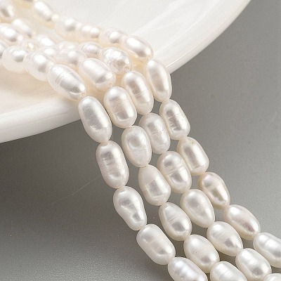 Natural Cultured Freshwater Pearl Beads Strands PEAR-P062-06E-1