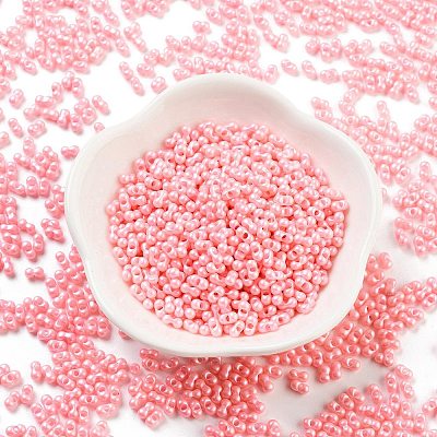 Opaque Colours Glass Seed Beads SEED-A033-06B-1