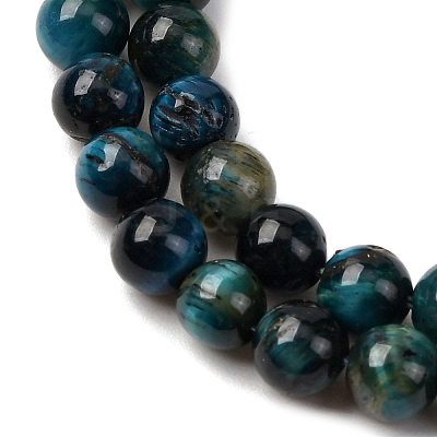 Grade AB Natural Tiger Eye Beads Strands G-B133-A02-6MM-07-1