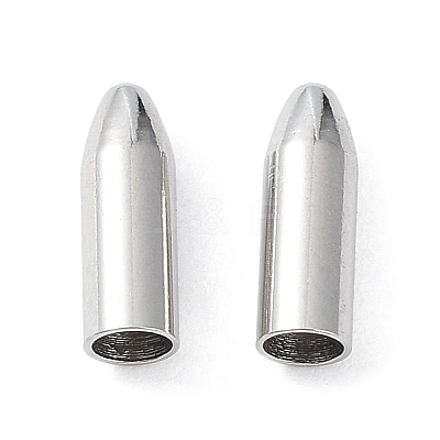 Non-Tarnish 304 Stainless Steel Cord Ends STAS-P327-13P-1