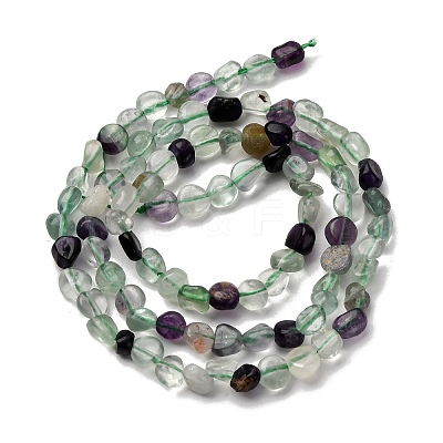 Natural Colorful Fluorite Beads Strands G-I389-A21-1