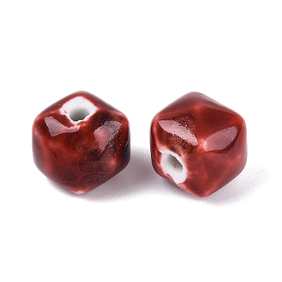Vintage Handmade Porcelain Beads PORC-N013-18-20-1