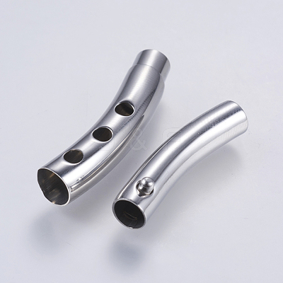 Tarnish Resistant 304 Stainless Steel Bayonet Clasps STAS-P188-07P-5mm-1
