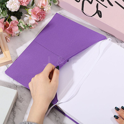 Polyester Book Cover OFST-WH0004-144F-1