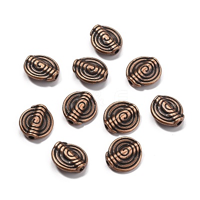 Tibet Red Copper Metal Beads LS-RLF0479Y-1