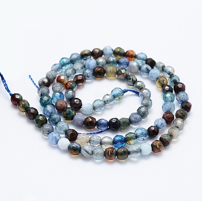 Natural Agate Beads Strands G-E469-12Q-1