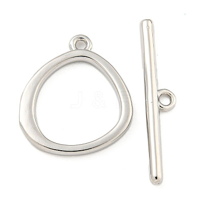 Brass Toggle Clasps KK-A223-04P-1