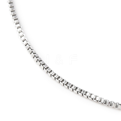 Tarnish Resistant Stainless Steel Slider Necklace Making AJEW-JB00476-1