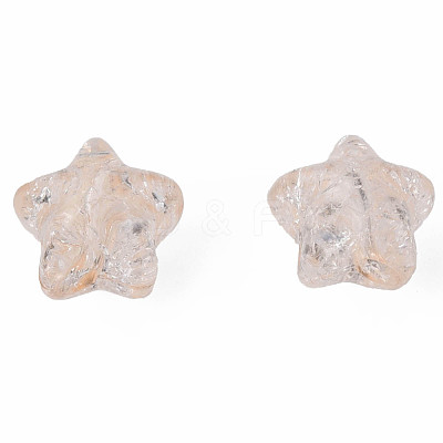 Transparent Crackle Acrylic Beads CACR-N006-13-A01-1