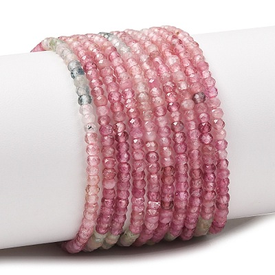Gradient Color Natural Multicolor Tourmaline Beads Strands G-D110-E02-02-1