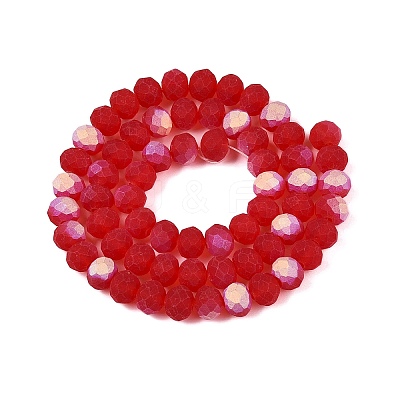 Transparent Glass Beads Strands LS-EGLA-A044-T8mm-MB01-1