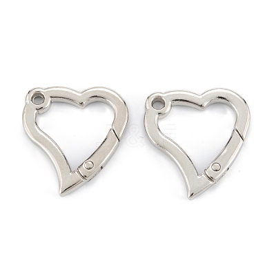 Zinc Alloy Spring Gate Rings X-PALLOY-L233-05A-P-1
