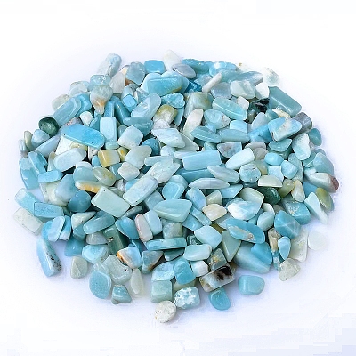 Natural Flower Amazonite Tumbled Chips PW-WGA7DCE-17-1