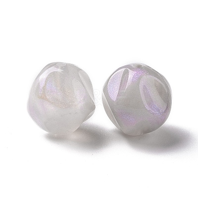 Opaque Acrylic Beads OACR-E014-16E-1