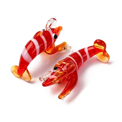 Handmade Lampwork Pendants LAMP-Z013-02C-1