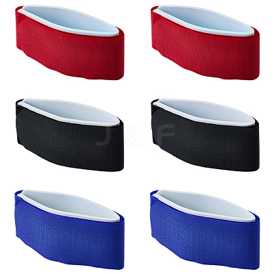 6Pcs 3 Colors EVA with Nylon Snowboard Straps FIND-CN0002-27-1