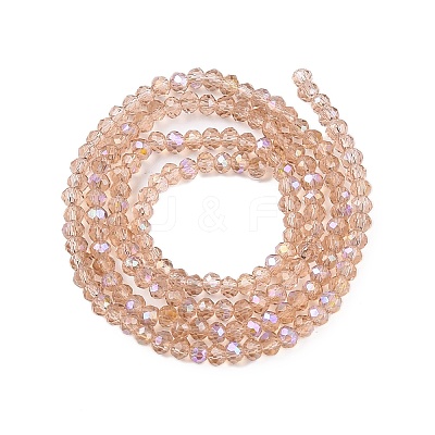 Electroplate Glass Beads Strands EGLA-A044-T1mm-L20-1