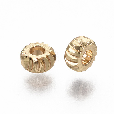 Brass Spacer Beads KK-T063-001B-NF-1