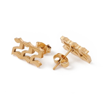 Number Earrings EJEW-F286-01C-G-1