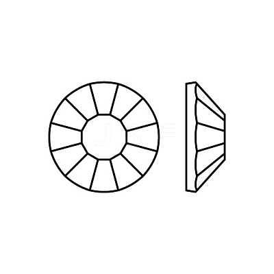 Preciosa® Crystal Hotfix Flatback Stones Y-PRC-HSS8-00520-1